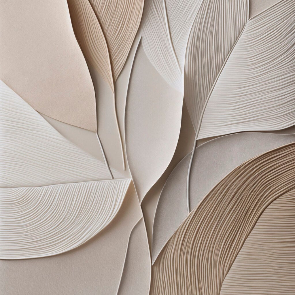 Organic patterns in soft hues
