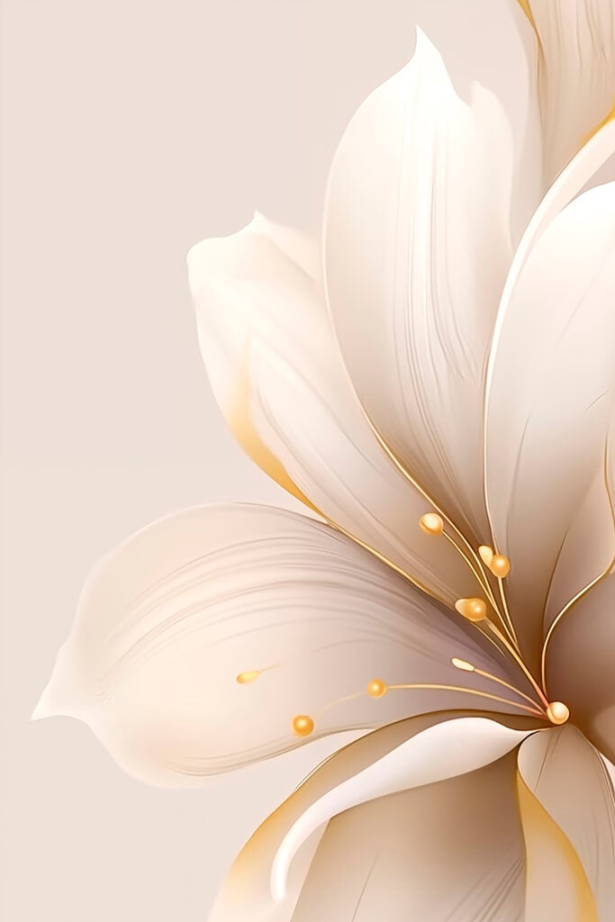 Delicate petals in soft hues