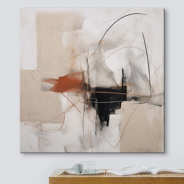 Canvas Schilderijen Schilderij van een witte muur