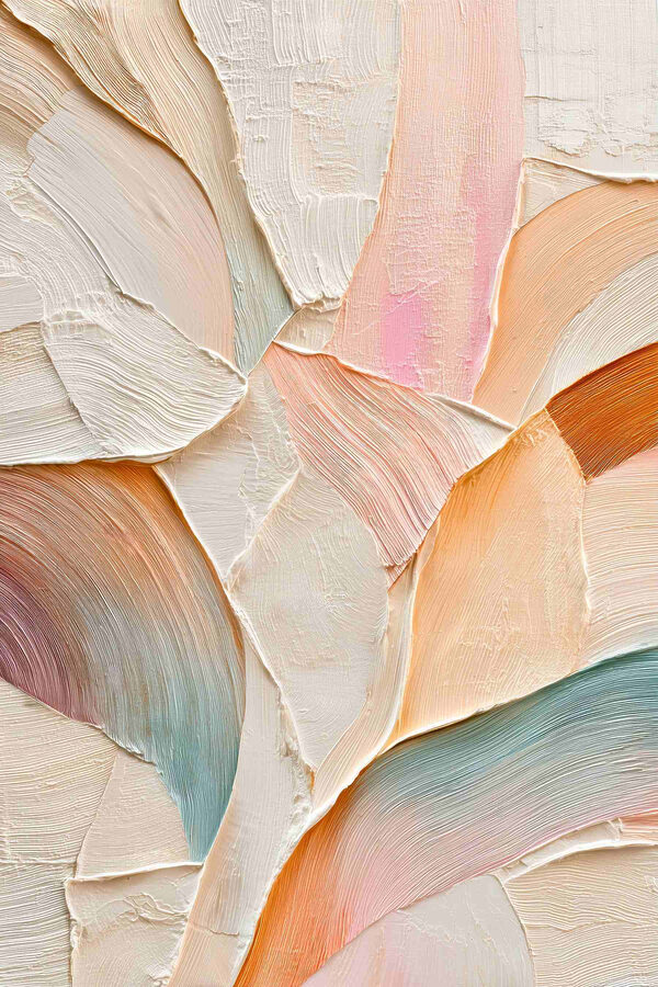 Soft hues in harmonious abstraction