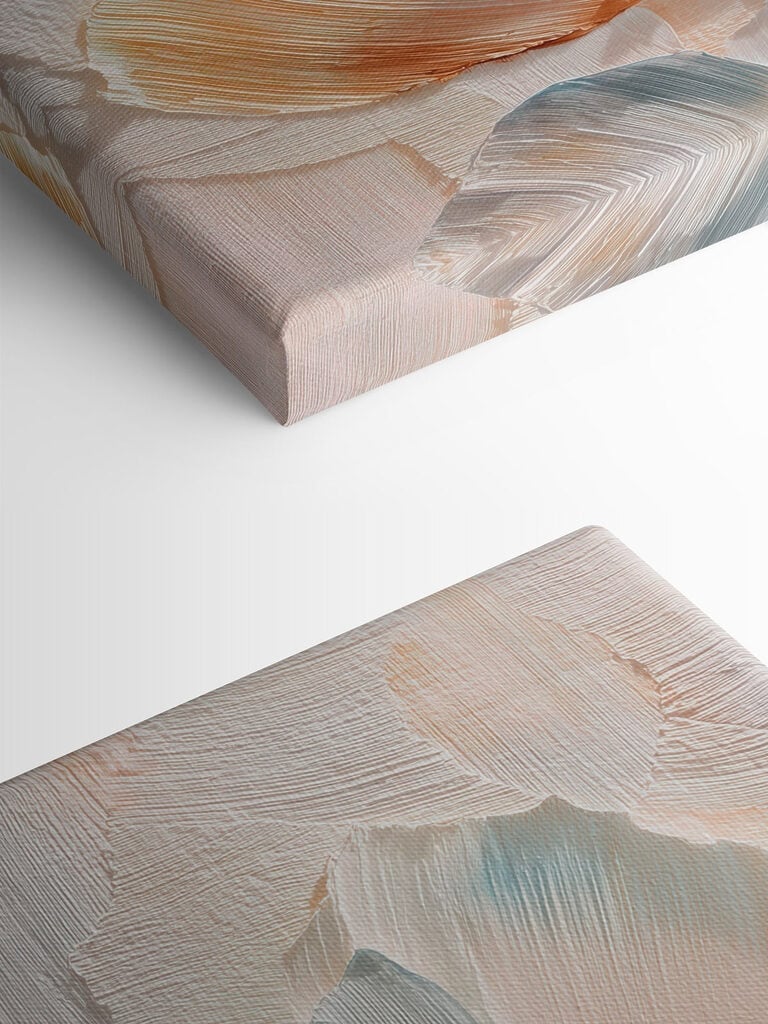 Delicate pastel petals in soft hues