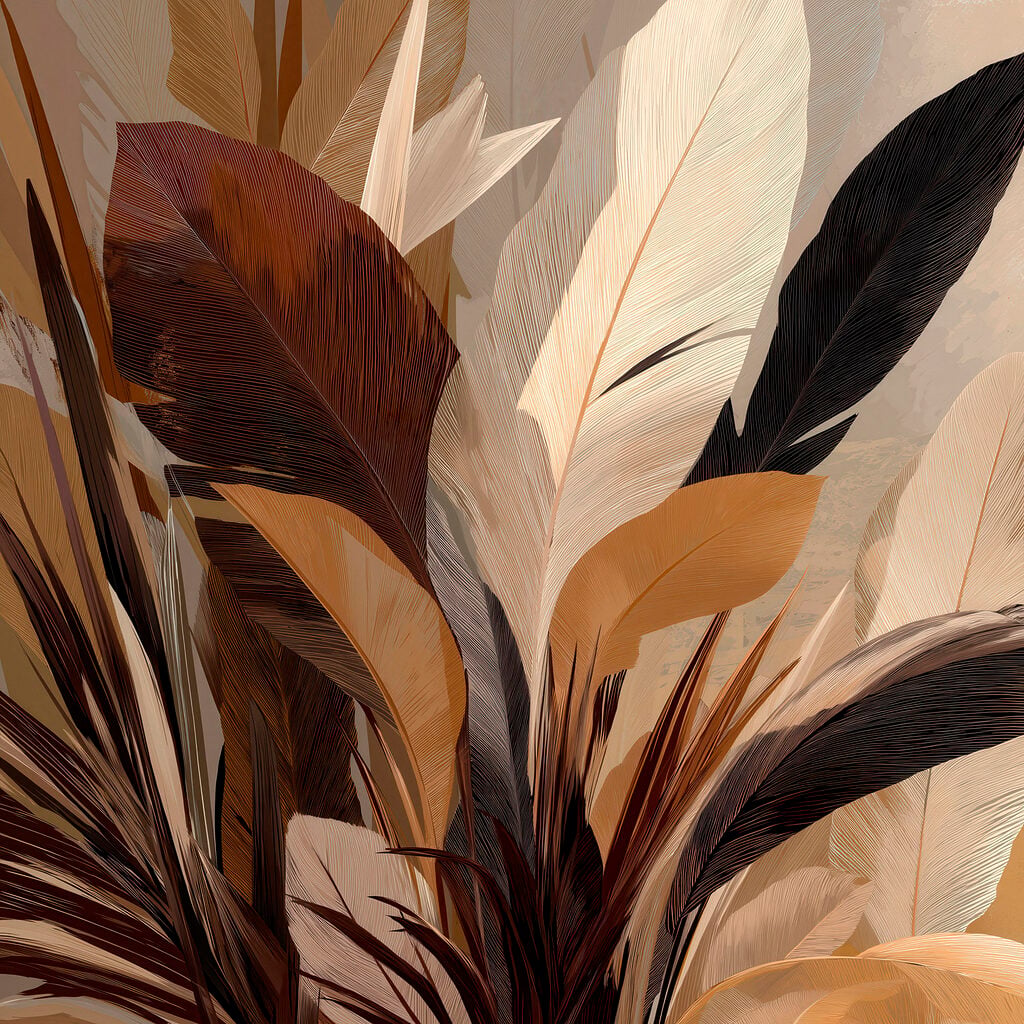 Vibrant array of natural hues