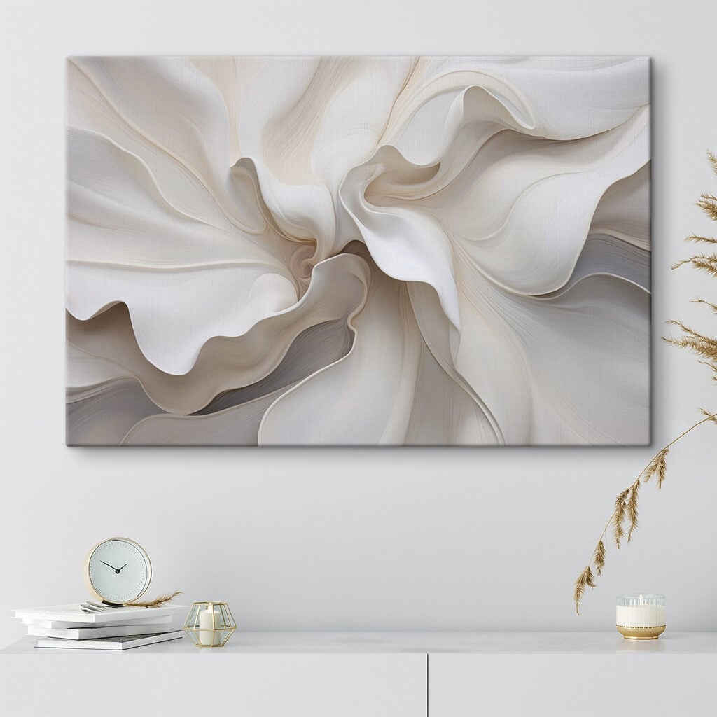 Flowing forms in soft hues