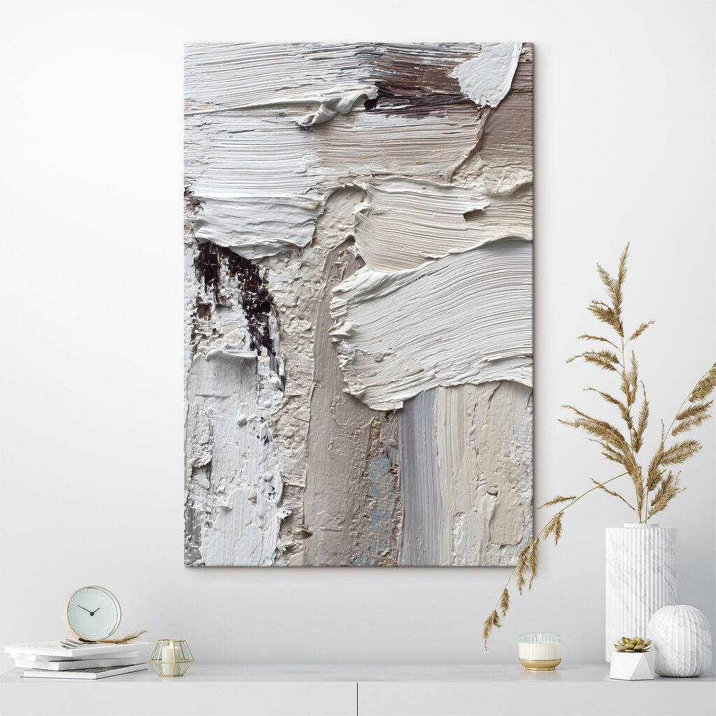 Textured layers of subtle tones