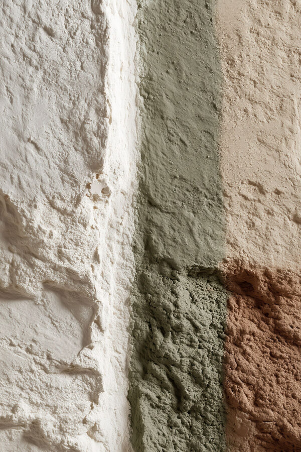 Soft hues in textured surfaces