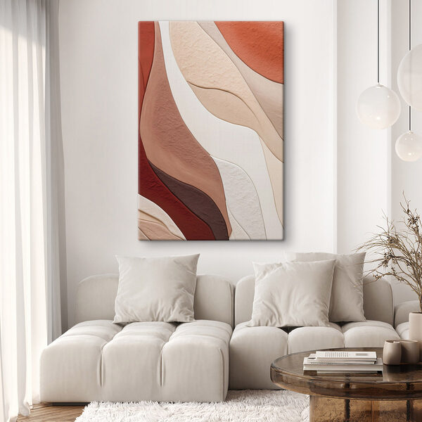 Flowing colors in soft harmony