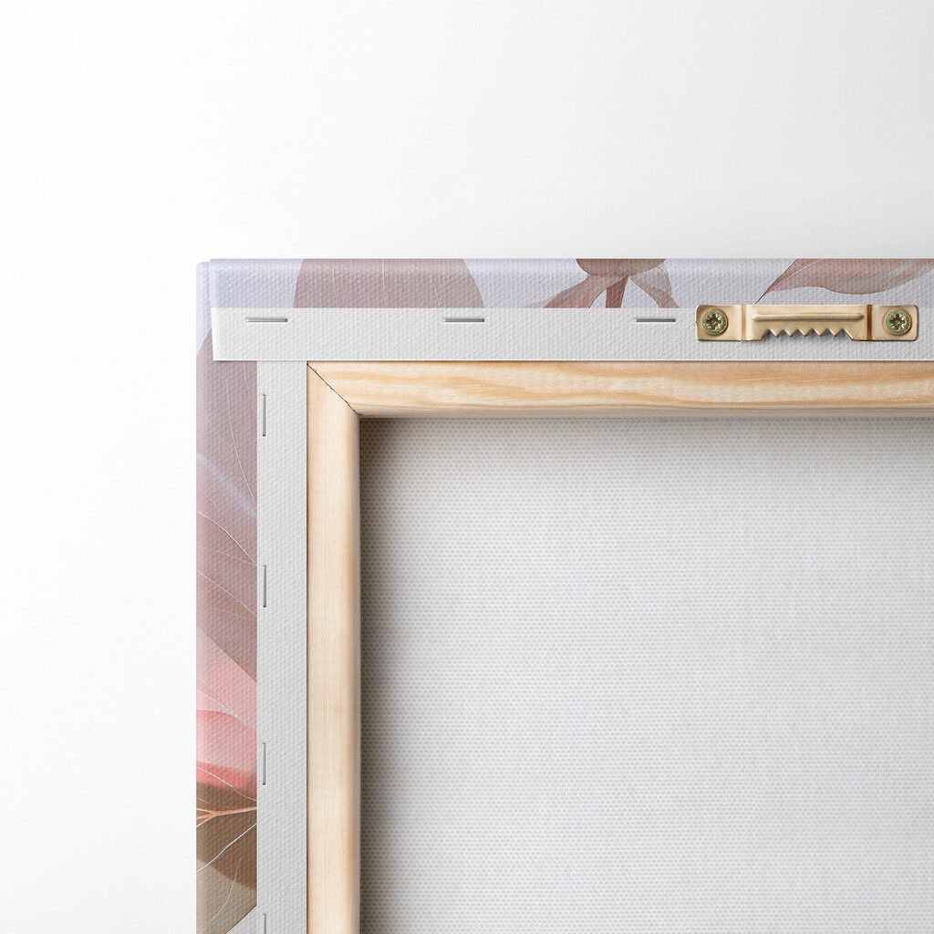 Delicate flowers in soft pastel hues