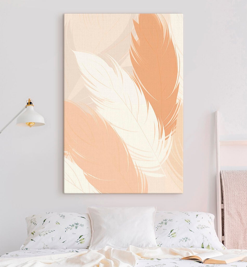 Group of feathers on a surface