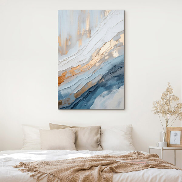 Canvas Schilderijen Canvas Schilderijen Creatieve abstracte kunst in zachte kleuren (Artikelnummer: s49474)