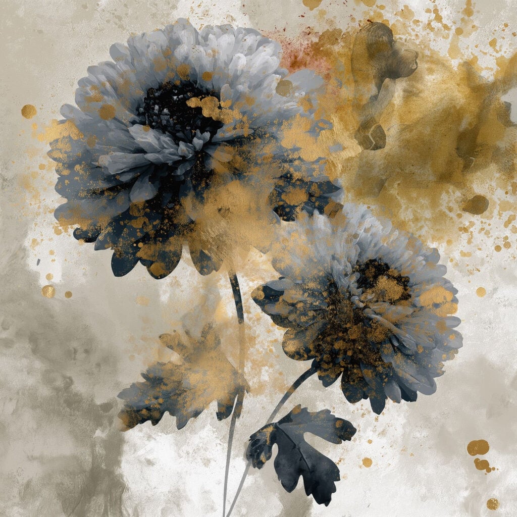 - Elegant floral design with vibrant hues