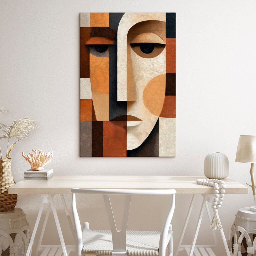 Face made out of a piece of fabric