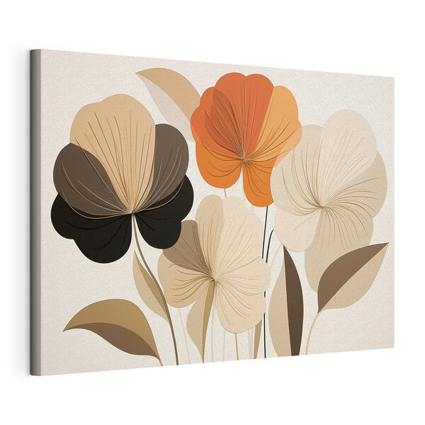 Canvas Schilderijen Canvas Schilderijen Boeket met bladeren (Artikelnummer: s50251)